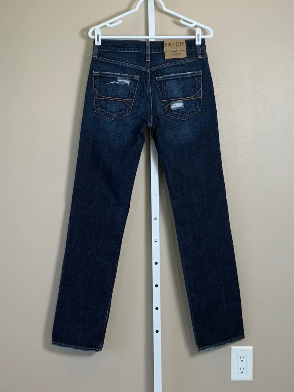Hollister Distressed Denim Blue Jeans